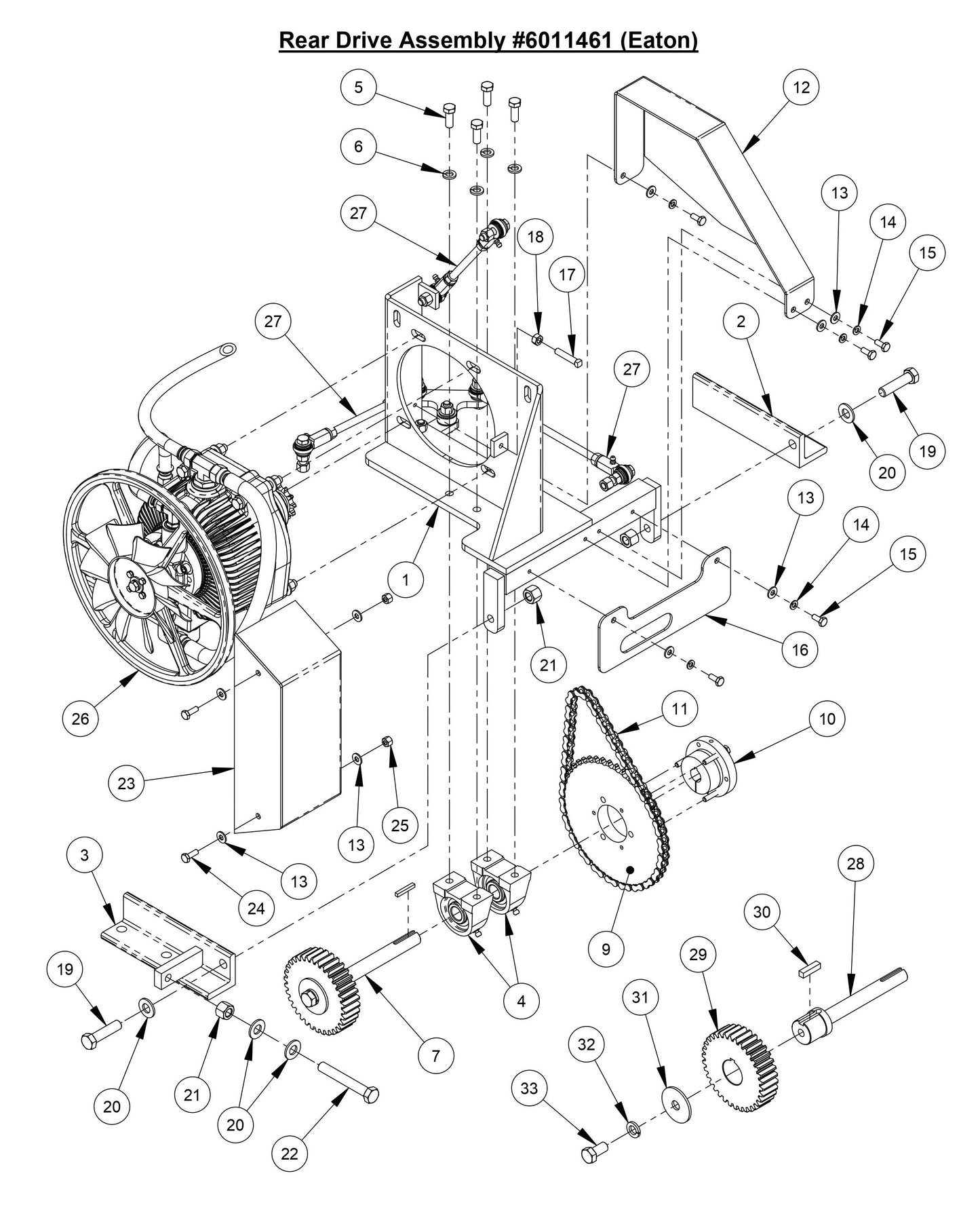 CC3535JBVP Rear Drive Assembly