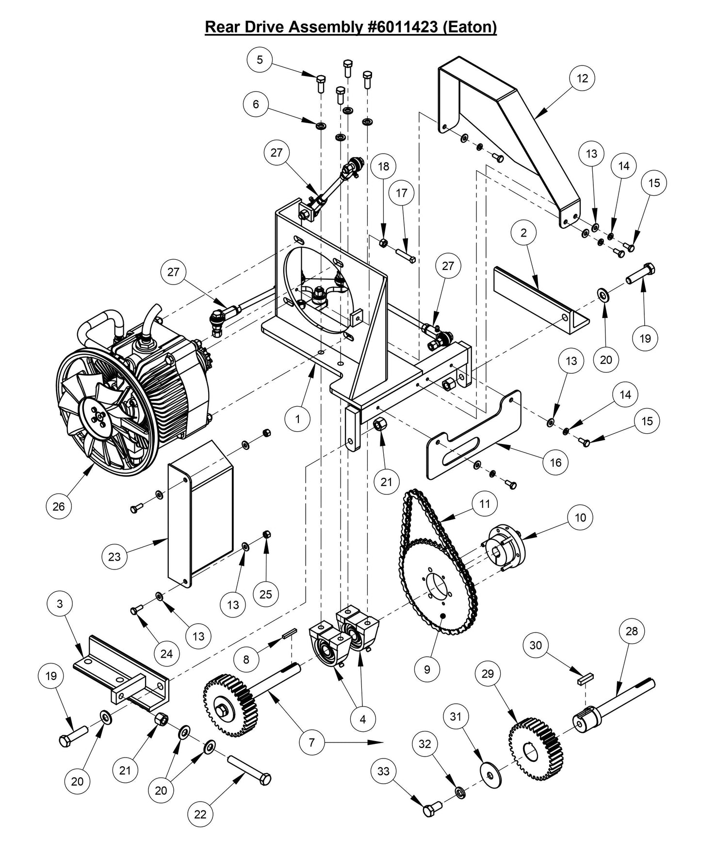 CC3500E (Rear Drive Assembly)
