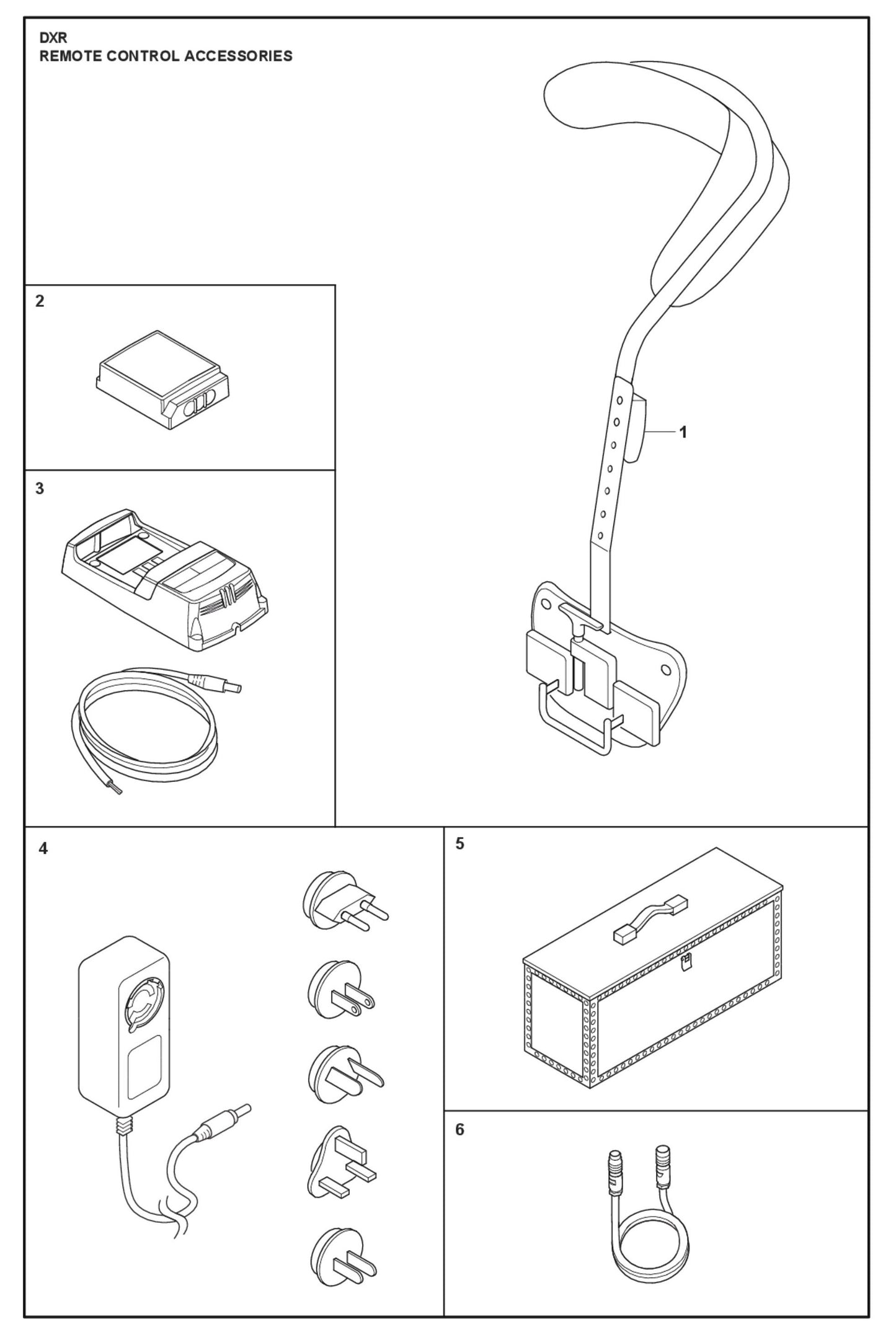 Remote Control Accessories Parts for DXR 95 By Husqvarna