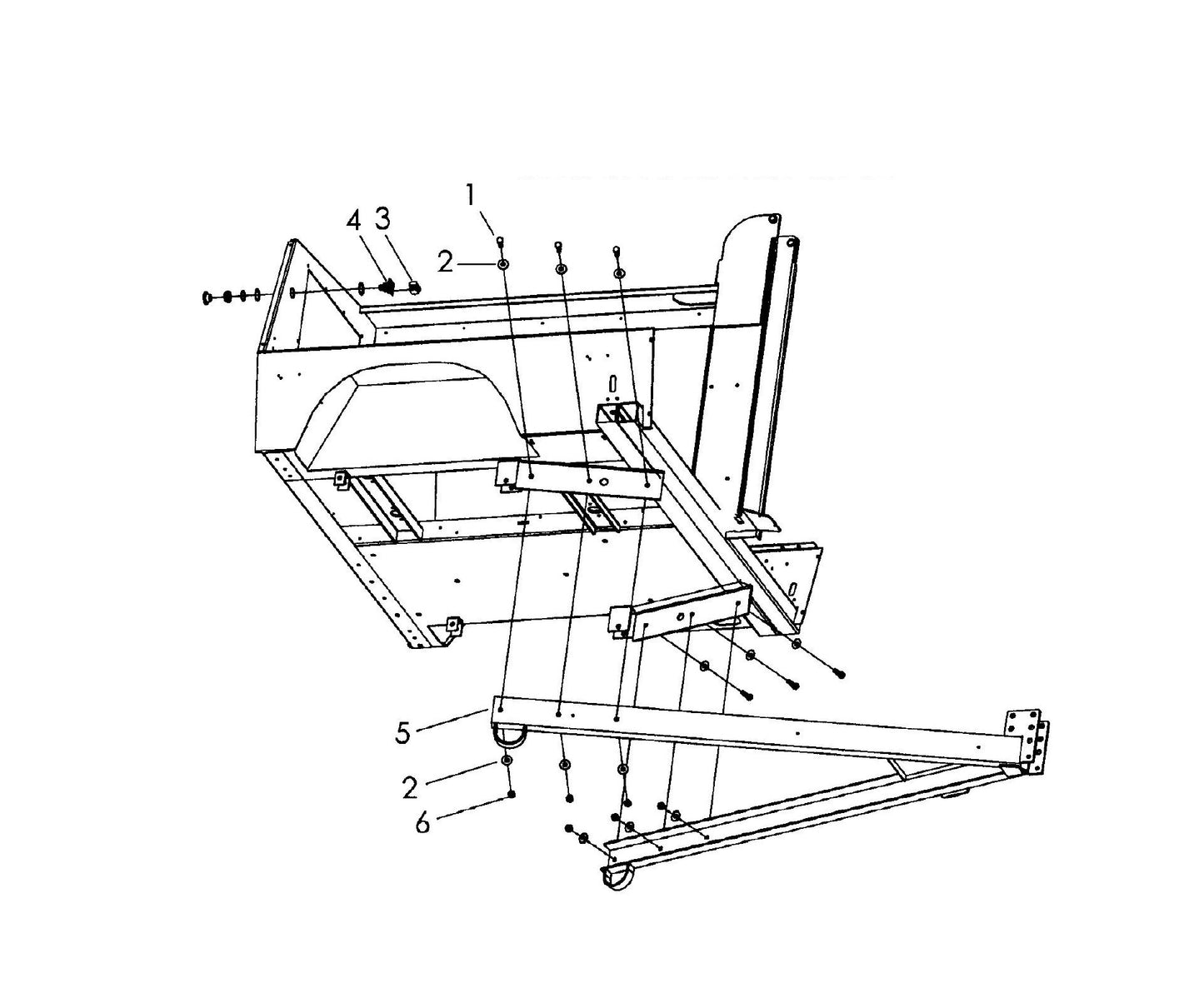 Maxi-Lite Hydraulic Tower-Removable Tongue,Emergency Stop Button Parts By Allmand