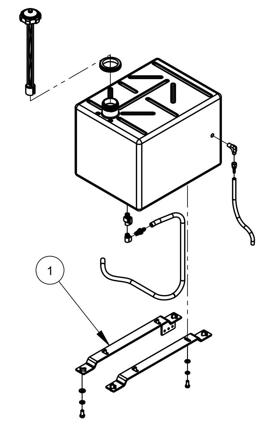 CC6160QS Retrofit Retrofit for Fuel Tank Assembly Parts