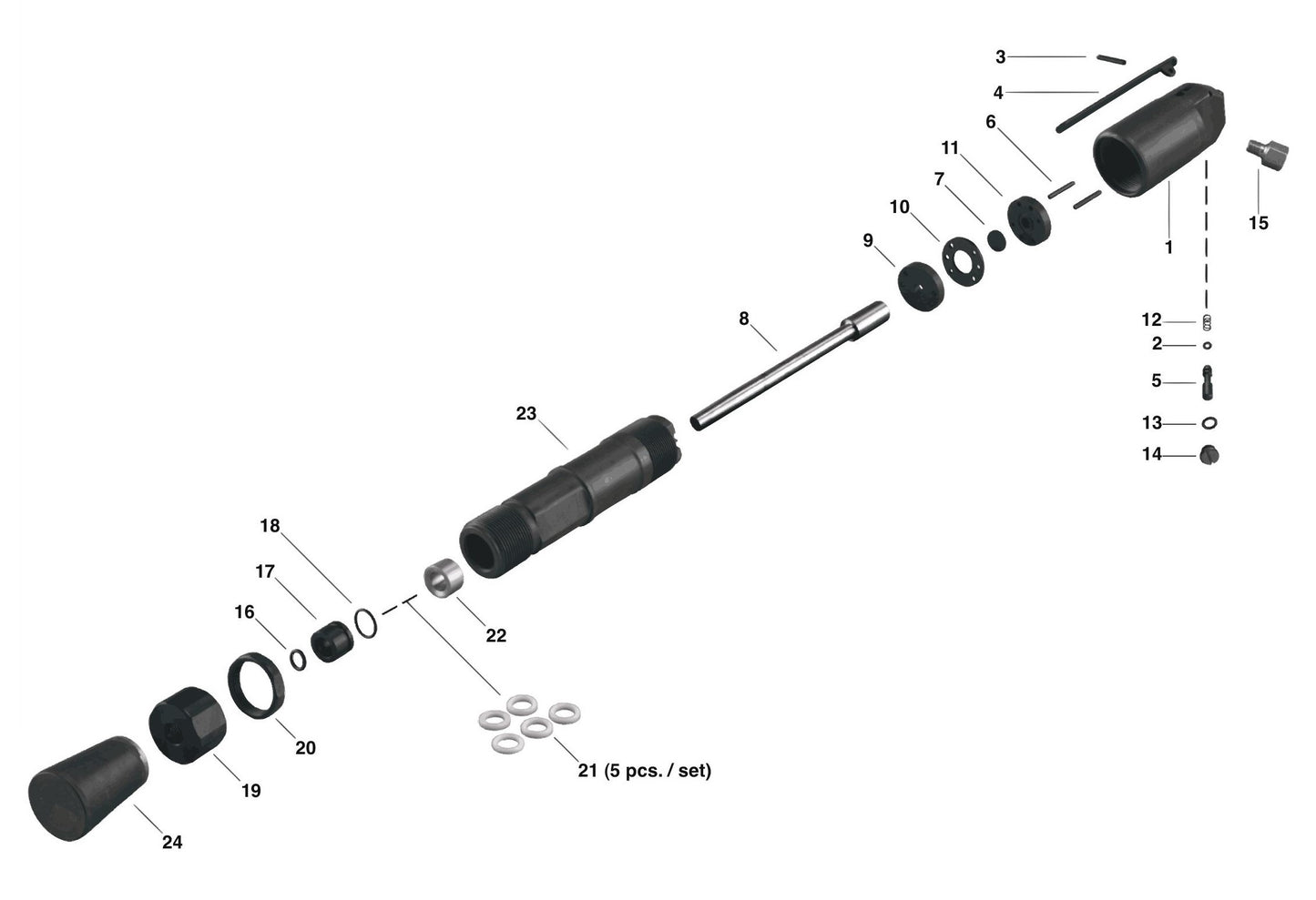 SF-00BA Rammer Assembly Parts