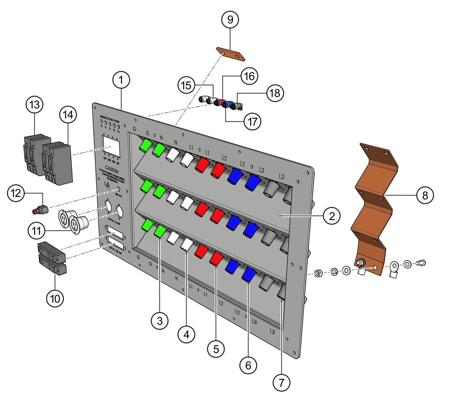 SG1400C4F & SG1600C4F Camlock (Waterfall Optional) Assembly Parts