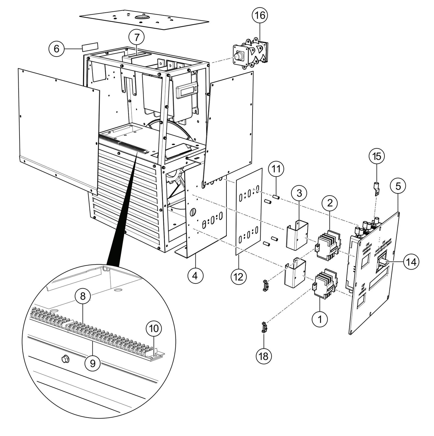 SG1400C4F & SG1600C4F Saddle Box (EE56444) Assembly Parts