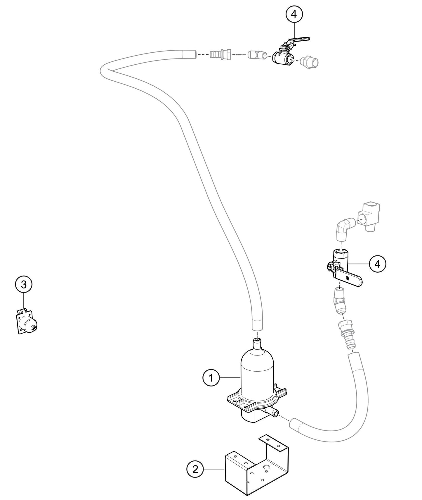 SG1400C4F & SG1600C4F Block Heater (Add-On Option) Assembly Parts
