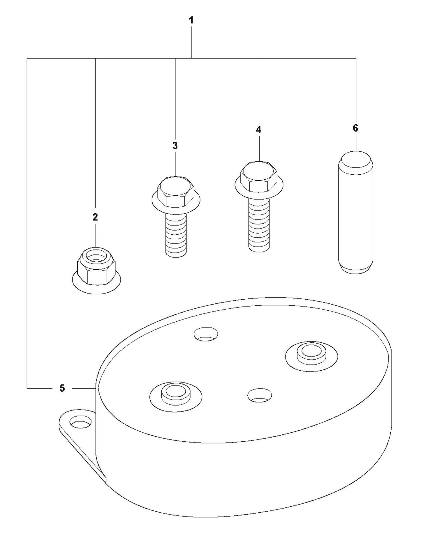 LT 800 Shock Absorber Repair Kit Assembly Parts by Husqvarna