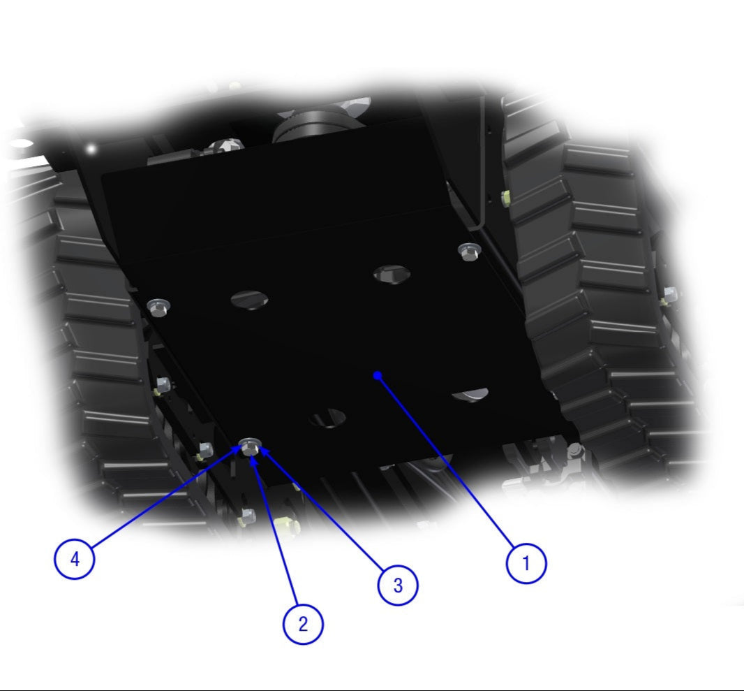 AT16 Skid Plate Assembly Parts By Allen Engineering