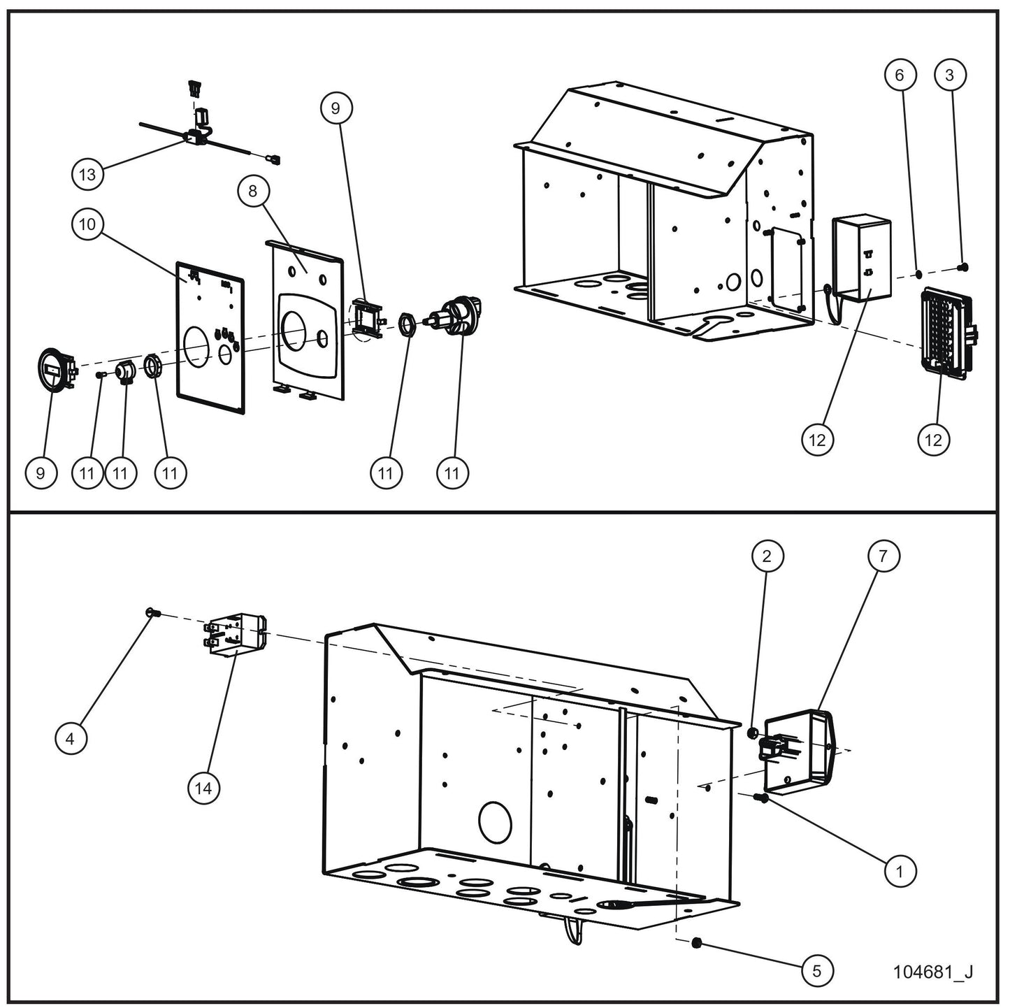 V Series Night-Lite Pro II SLS Key Start Engine Control II (no Timer Relay) Parts By Allmand