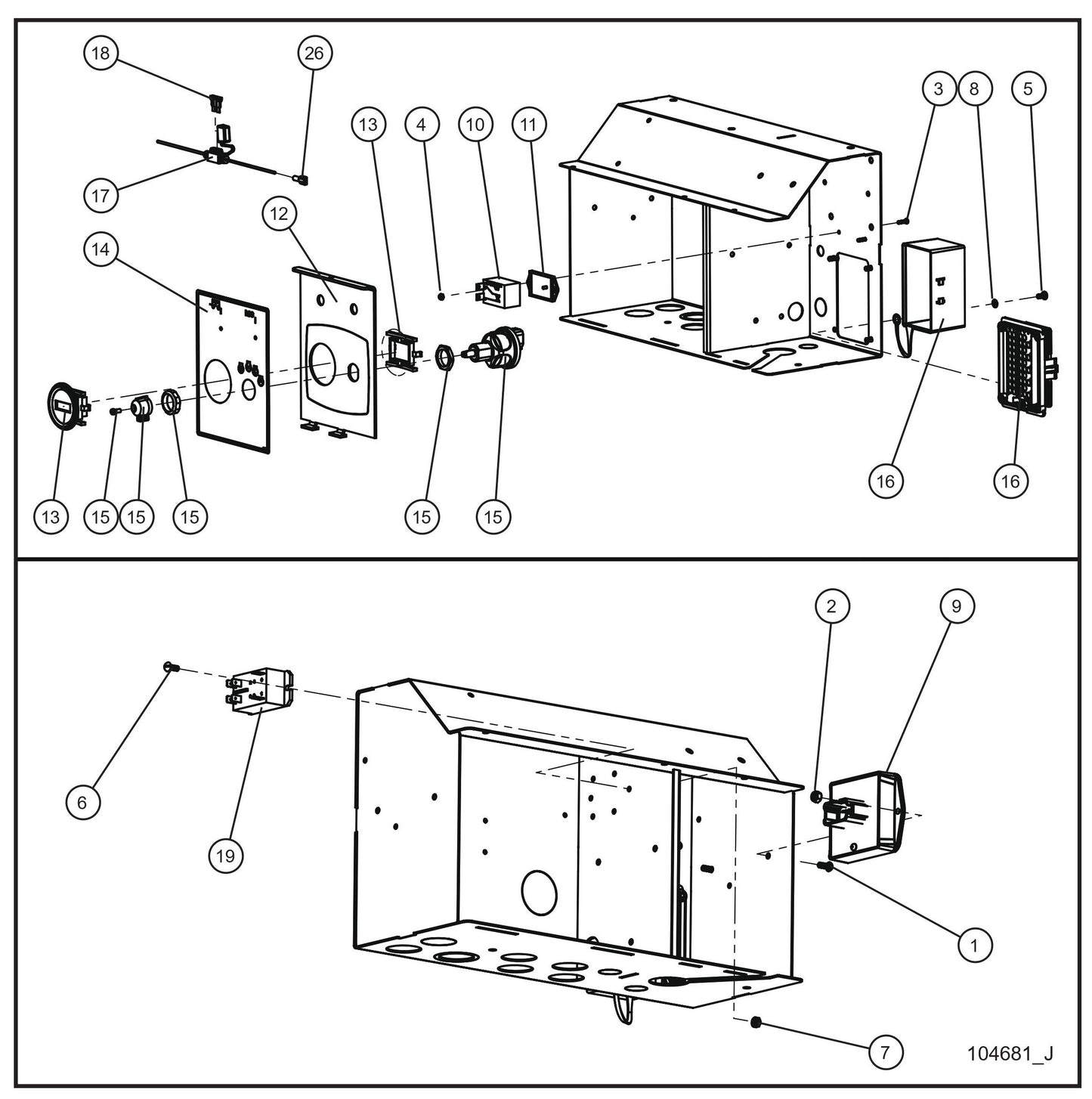 V Series Night-Lite Pro II SLS Key Start Engine Control I (with Timer Relay) Parts By Allmand