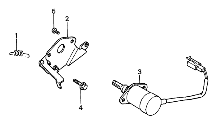GA6HB GA6HEB HONDA GX340R2EDE2 Solenoid Assembly Parts By Multiquip