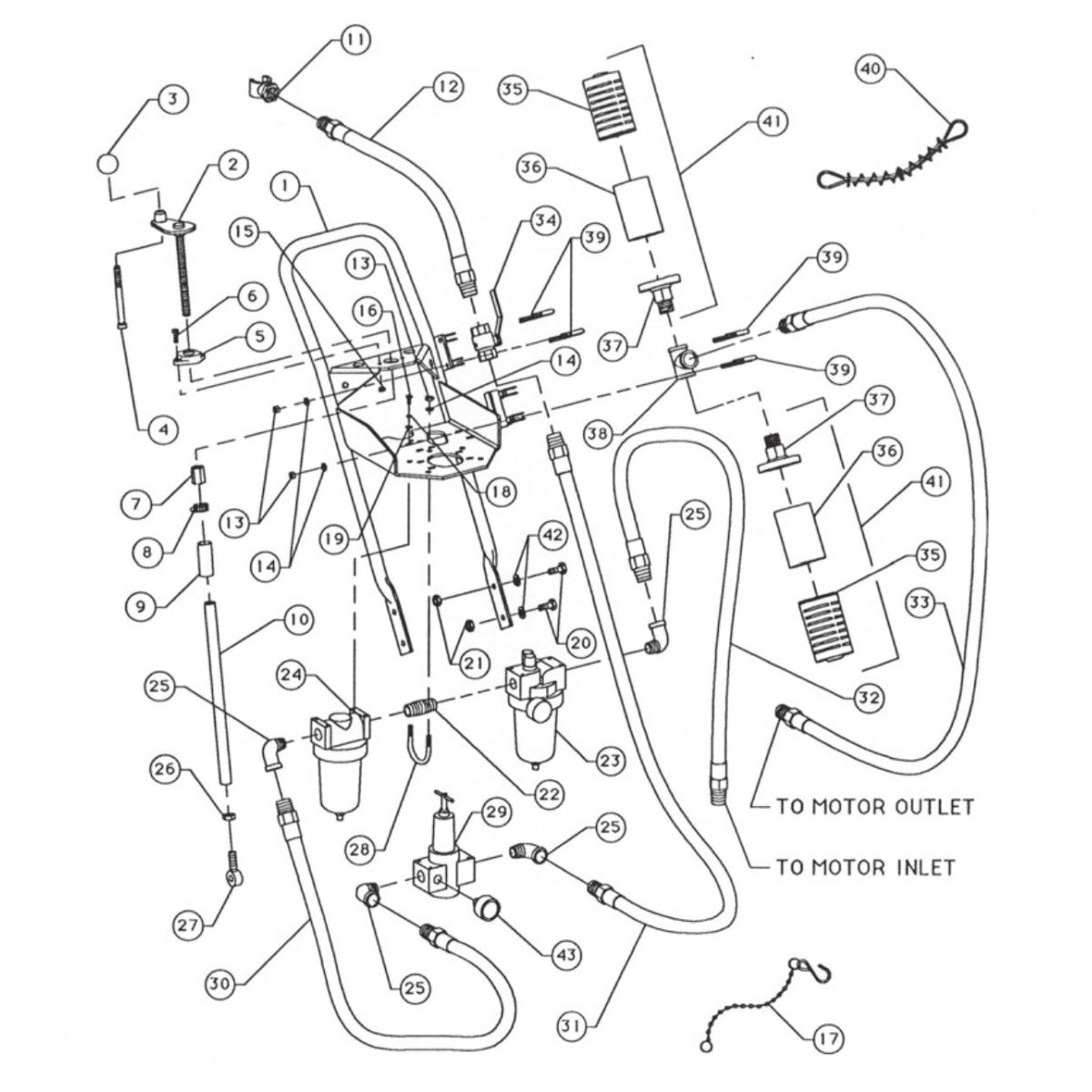 SP8E5HP50 Operator Handle Assembly SP8/A Series II Surface Planer Parts By General Equipment