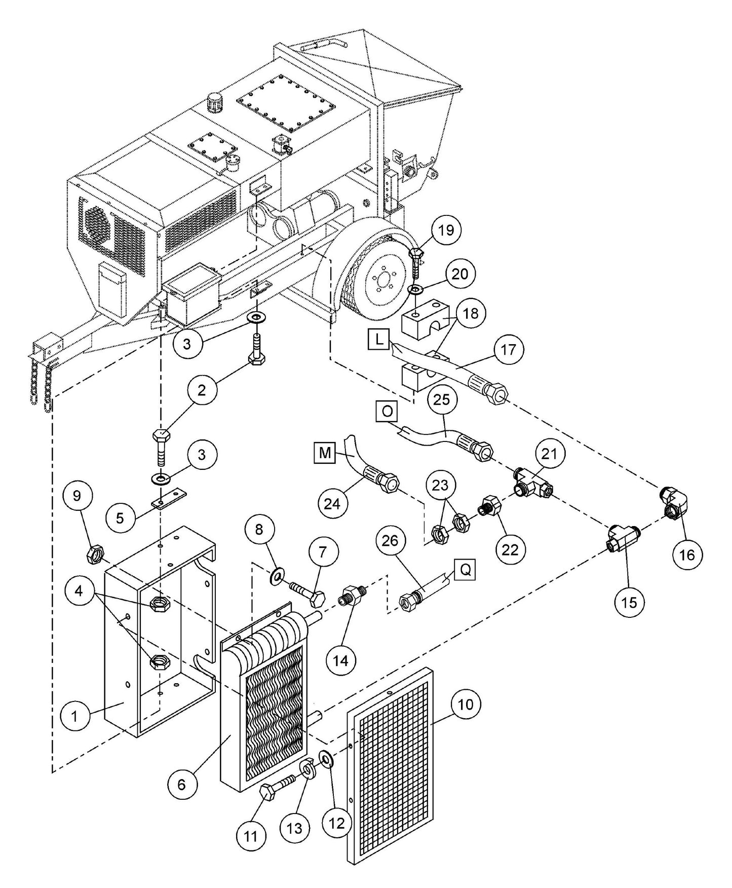 ST-45HRM Heat Exchanger Assembly Parts