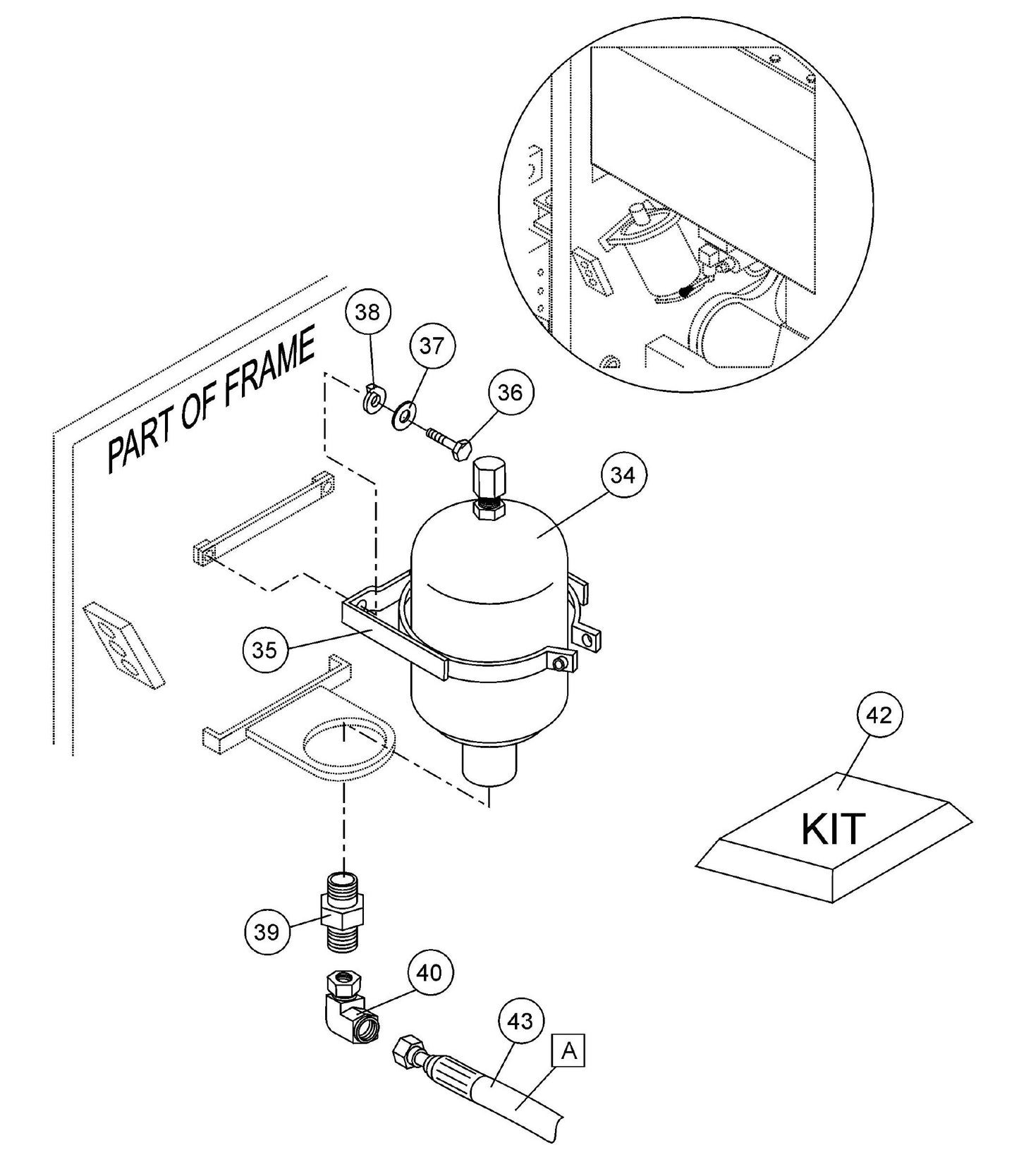 ST-45HRM Accumulator Assembly Parts