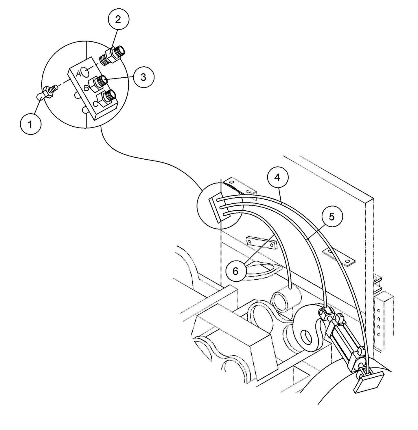 ST-45HRM Lubrication Panel Assembly Parts