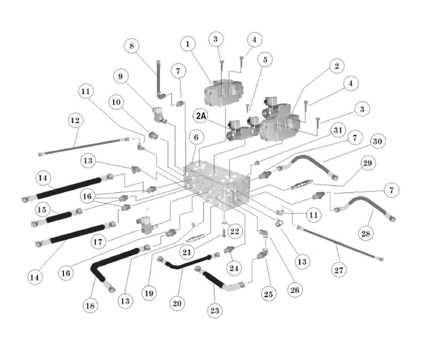 ST-70 Manifold Control Assembly Parts