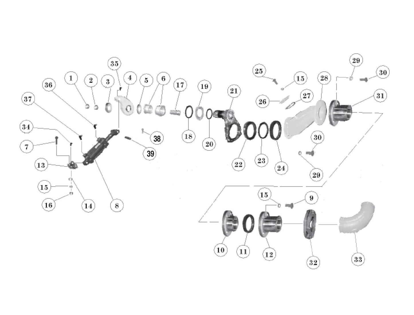 ST-70 Shuttle Tube Assembly Parts