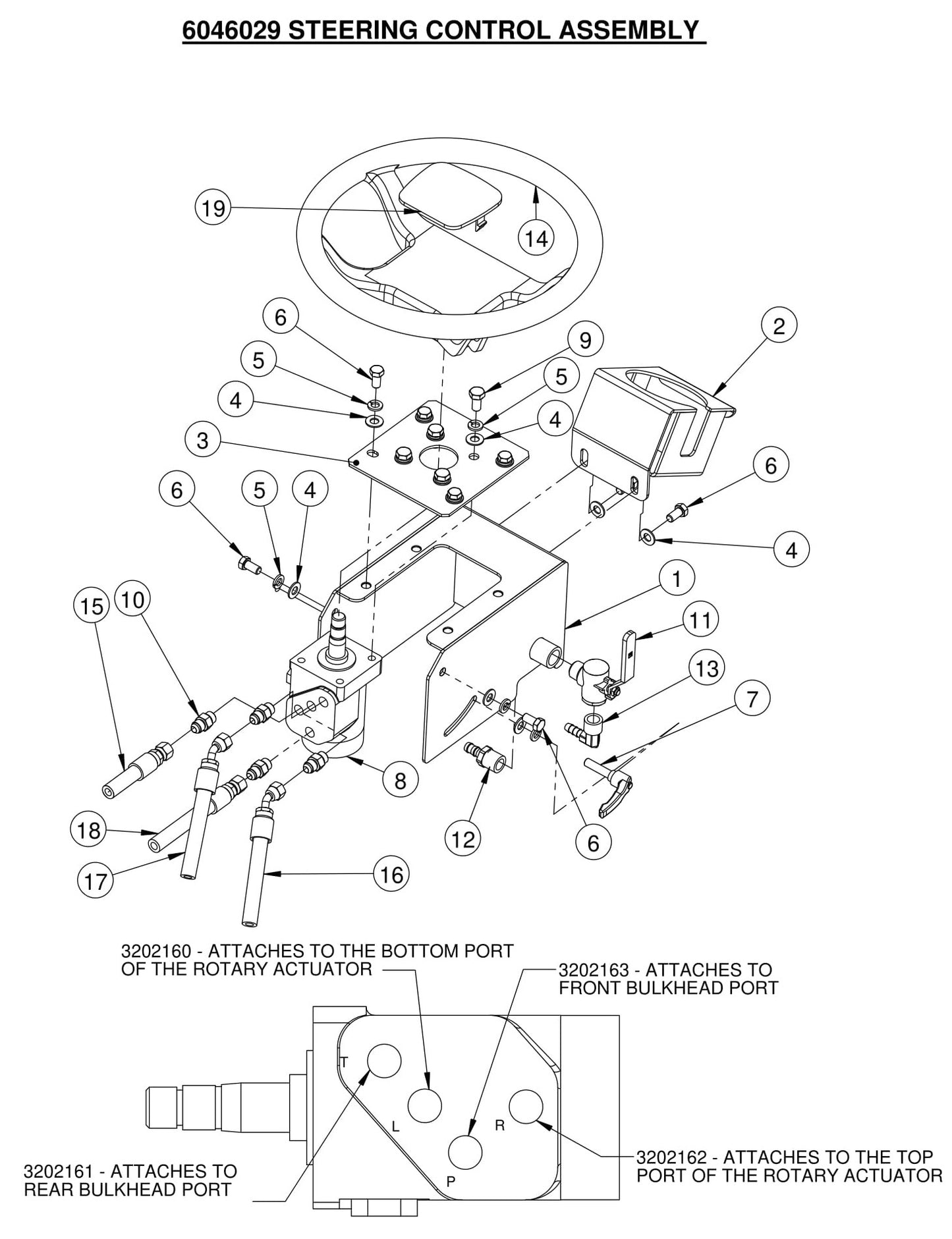 CC7874XL Steering Control Assembly
