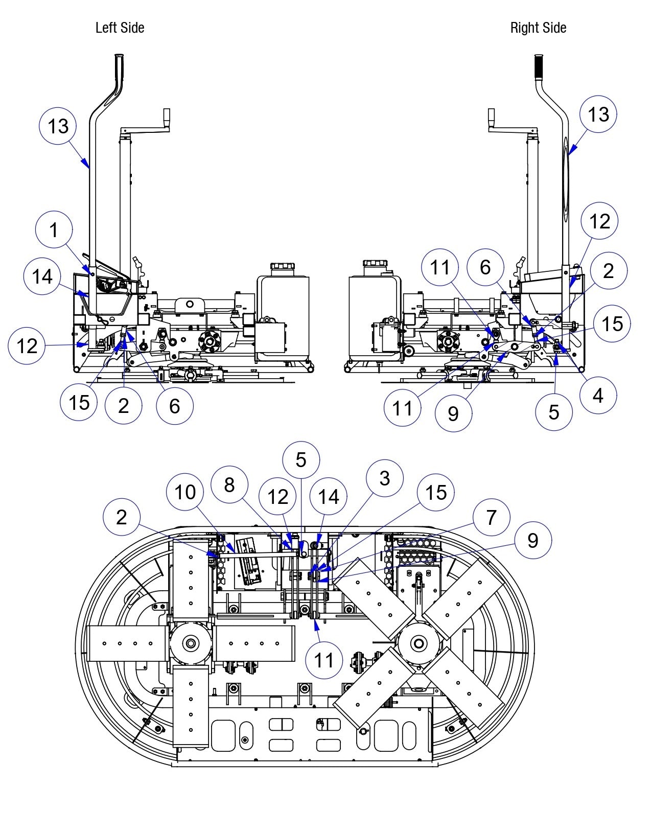 MP215 Mechanical Pro Riders Steering System Assembly Parts by Allen Engineering