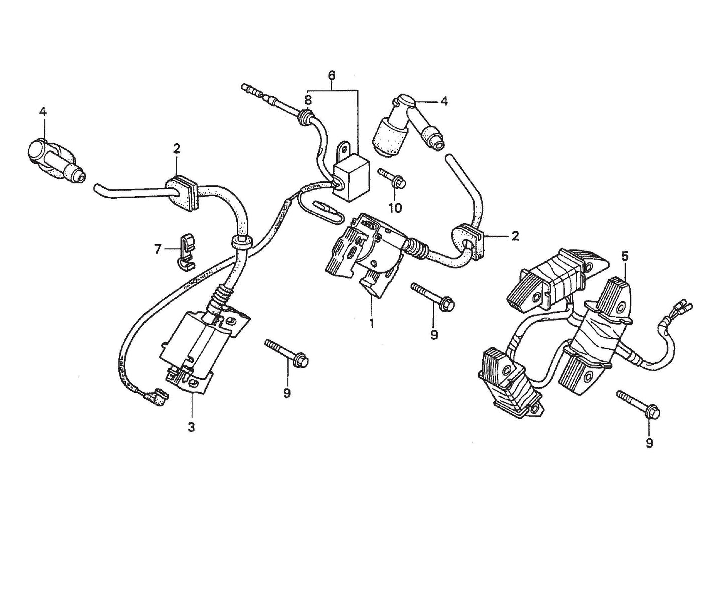 STR36SP HONDA GX670TAF-Ignition Coil Assembly Parts