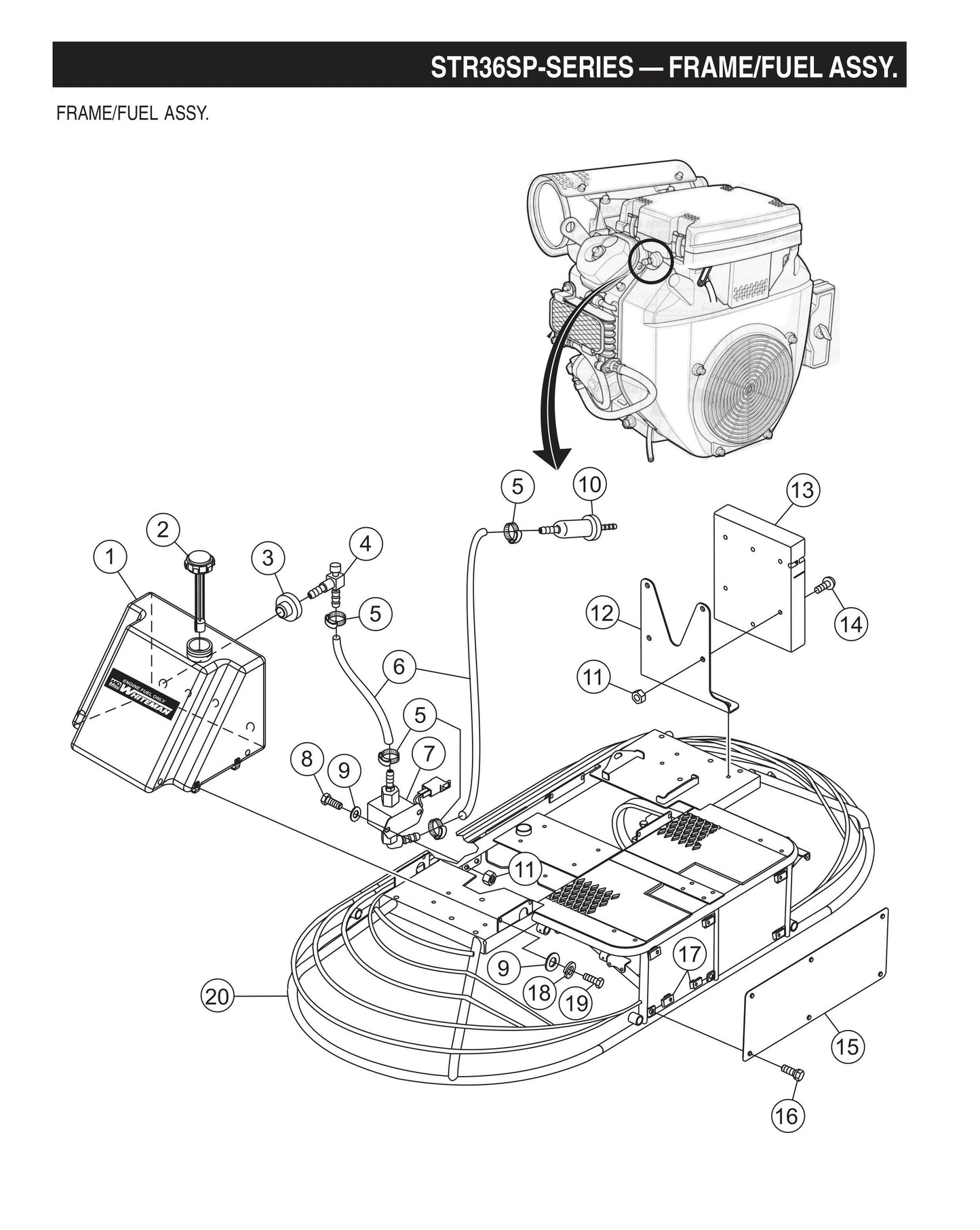 STR36SP STOW-Frame/Fuel Assembly