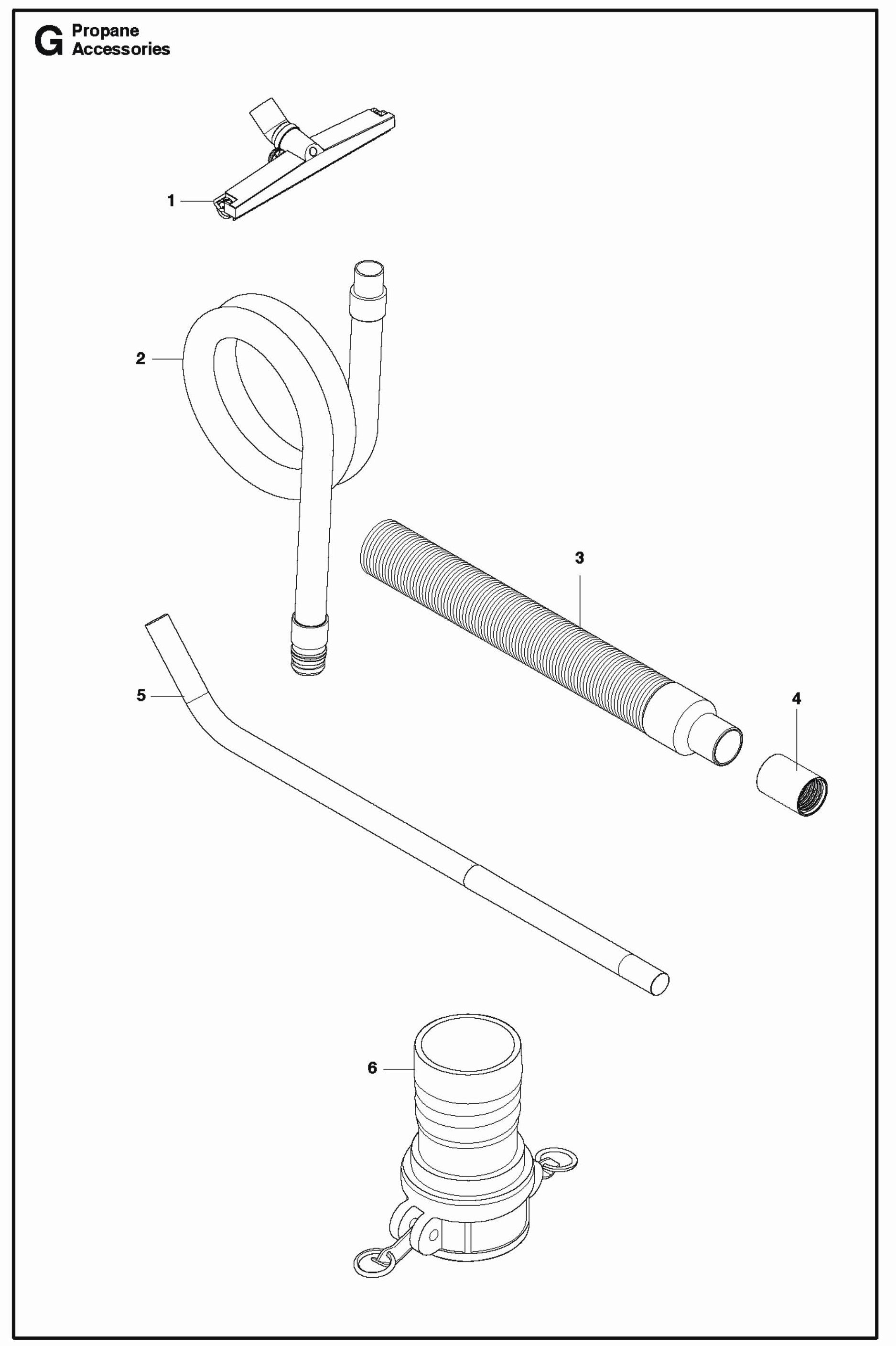 Propane Accessories Parts For S 36 Propane By Husqvarna