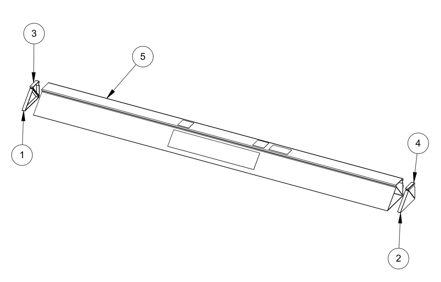 MBW- EWS500 Screed Board Assembly Parts By MBW