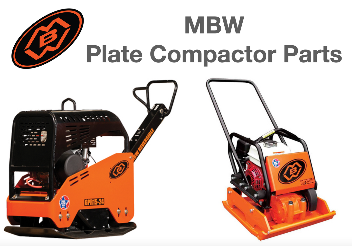 01444 Engine , Honda Gx160 5.5Hp for GP5500R Plate Compactors by MBW Genuine Parts