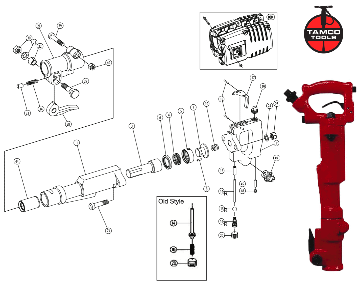 CD20 Clay Digger Replacement Parts by Tamco