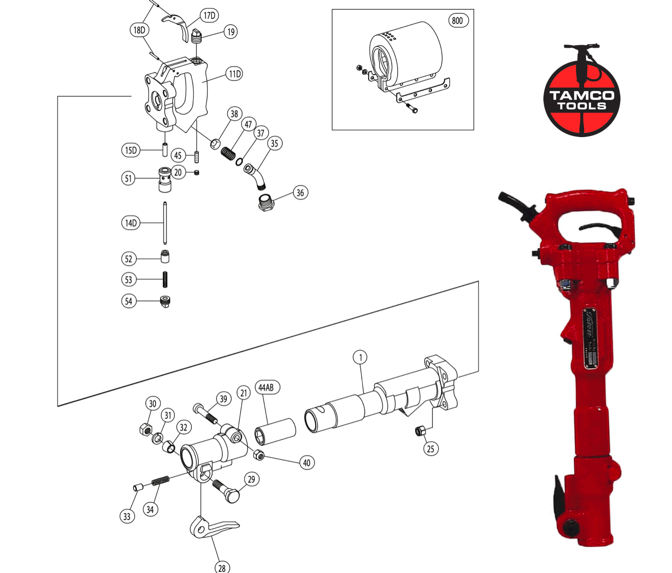 CD30 Clay Digger Replacement Parts