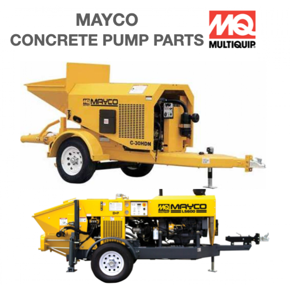 EM135 Bolt 1-1/4” -12X7” Hex Hd. for C30HDNI Mayco Concrete Pump by Multiquip