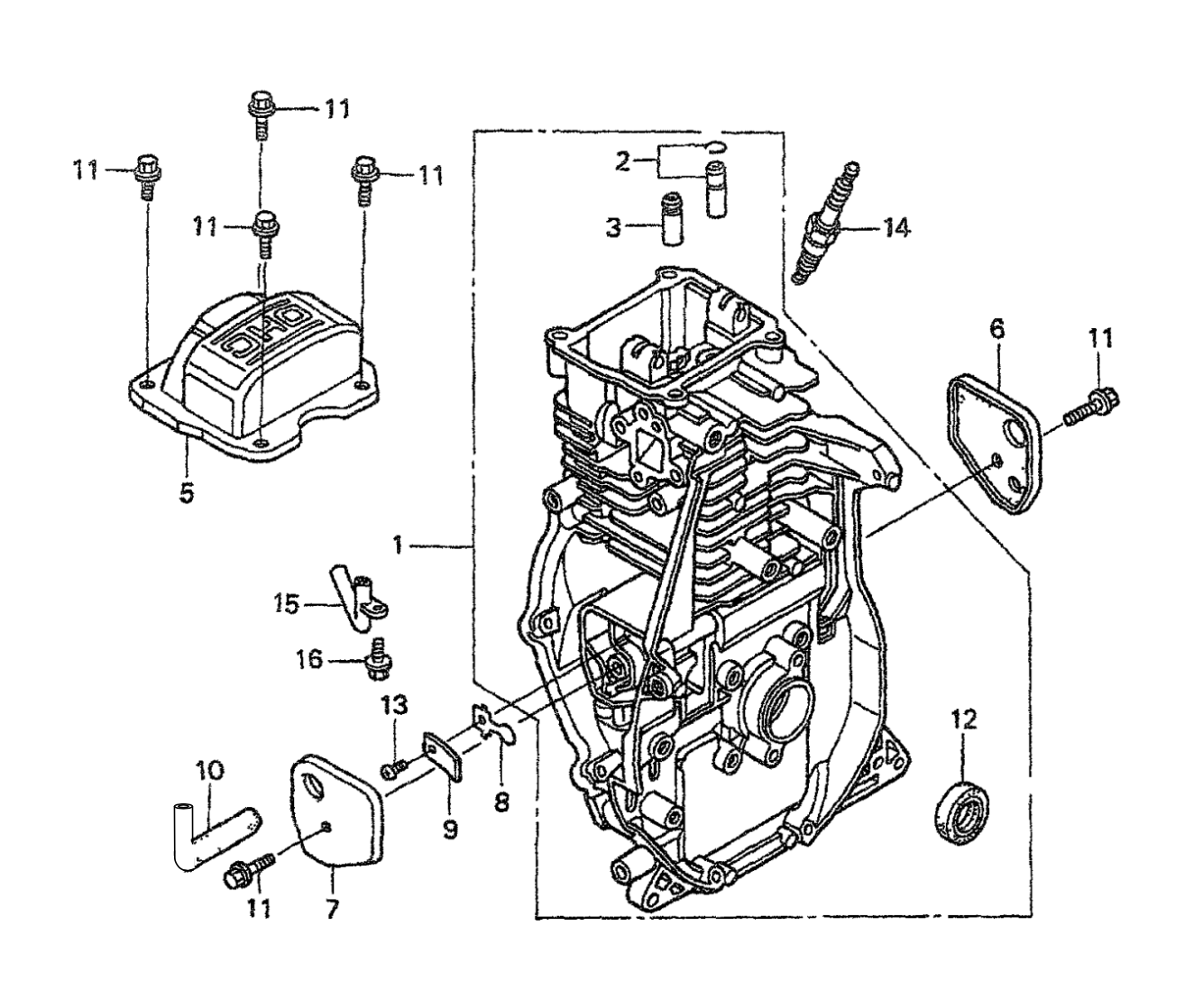 Cylinder Barrel Assembly Parts-MTX60HD Honda GX100UKRBF Engine