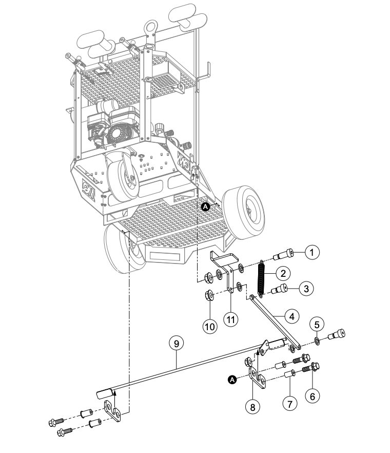 WSC55 Series Brake Assembly Parts