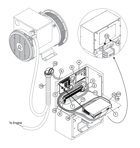 MQP20P Controller Assembly Parts