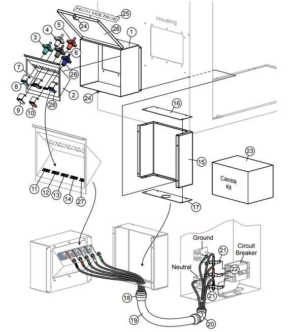 MQP20P Camlok Assembly Parts