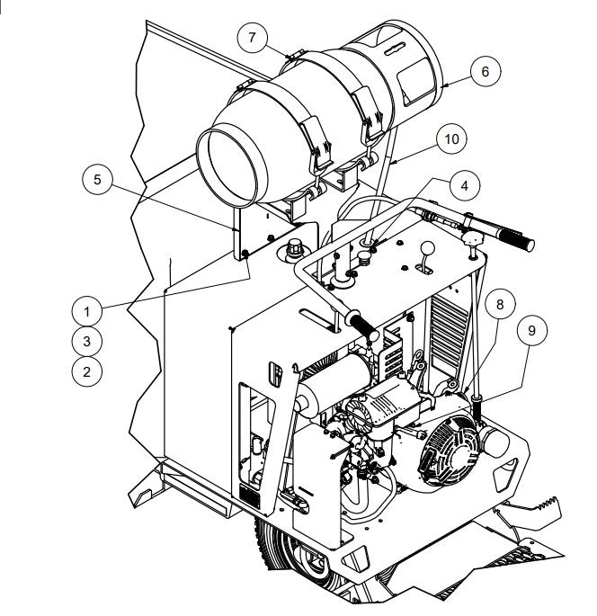 AW16 Propane Assembly Parts By Allen Engineering
