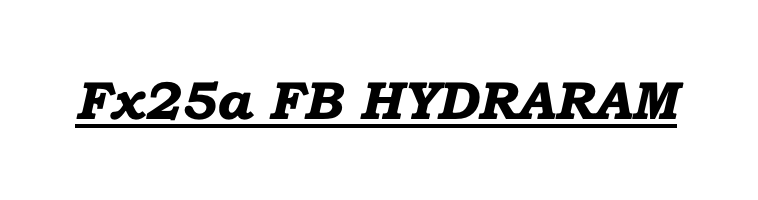 Fx25a FB Hydraram