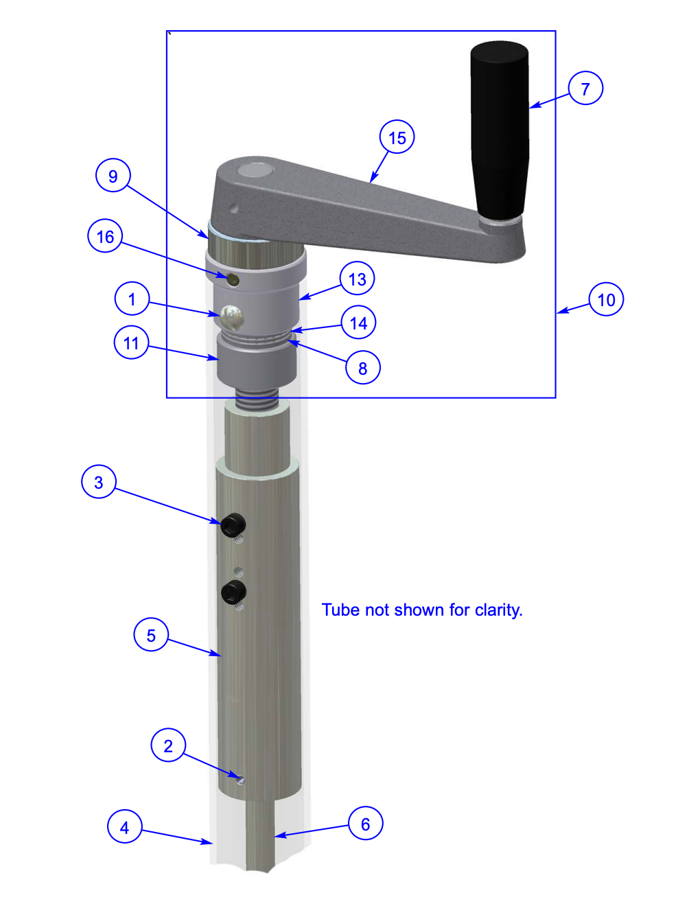 MP215 (pre 2021) Mechanical Pro Riders Pitch Control Assembly Parts by Allen Engineering