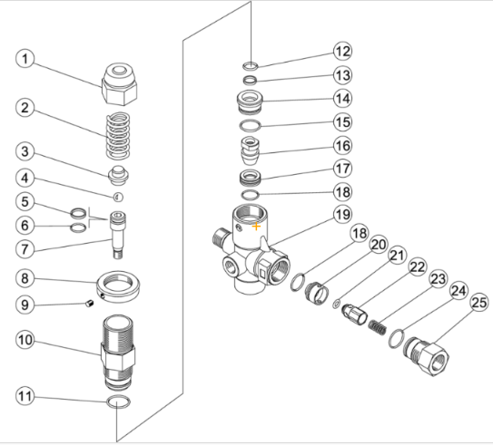 JCW-4004-0MVB (sn:10022534-10070000) Unloader Assembly Parts by Mi-T-M