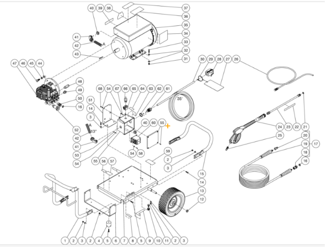 JP-3004-2ME1 (sn:0-99999999) Frame Assembly Parts By MI-T-M