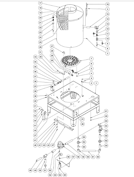 HEG-3008-0E3G/0E4G/0E5G/0E9G Coil Frame Assembly Parts By MiTM