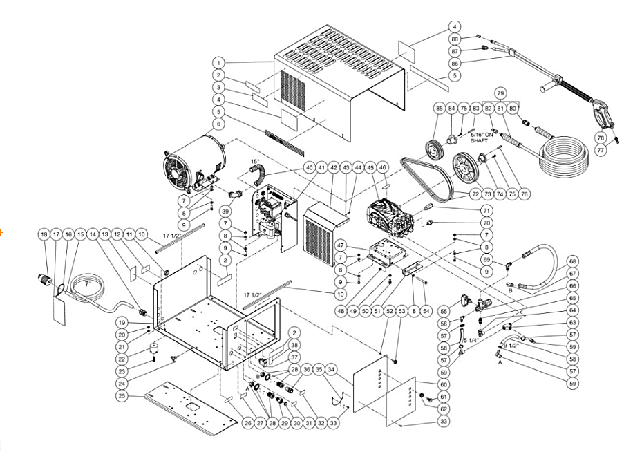 DC-2004-WSE2G (sn:11356792-99999999) Frame Assembly Parts by Mi-T-M
