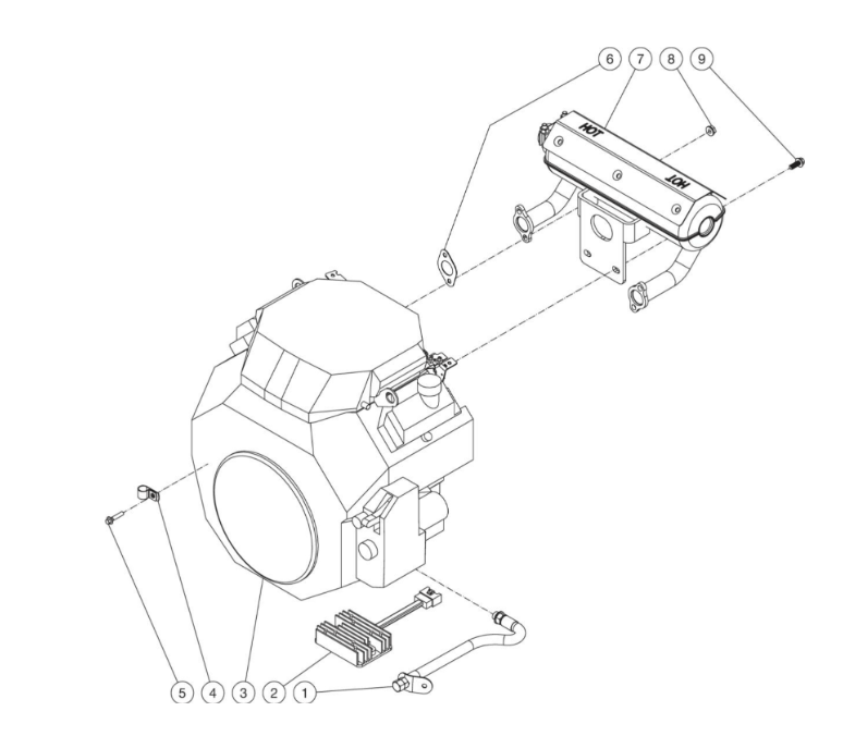 DC-7004-WC4H6G (sn:0-99999999) Engine Assembly Parts by Mi-T-M