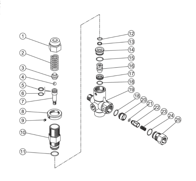 DC-5004-WC4H6A/WC4H6G, DC-5005-WC4H6G (sn:0-99999999) Unloader Assembly Parts by Mi-T-M