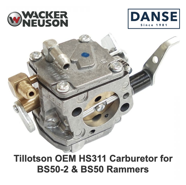 5000157025 Carburetor retired to 5000172309 fits BS50-2i EU BS50-2i Vibratory Rammers by Wacker Neuson
