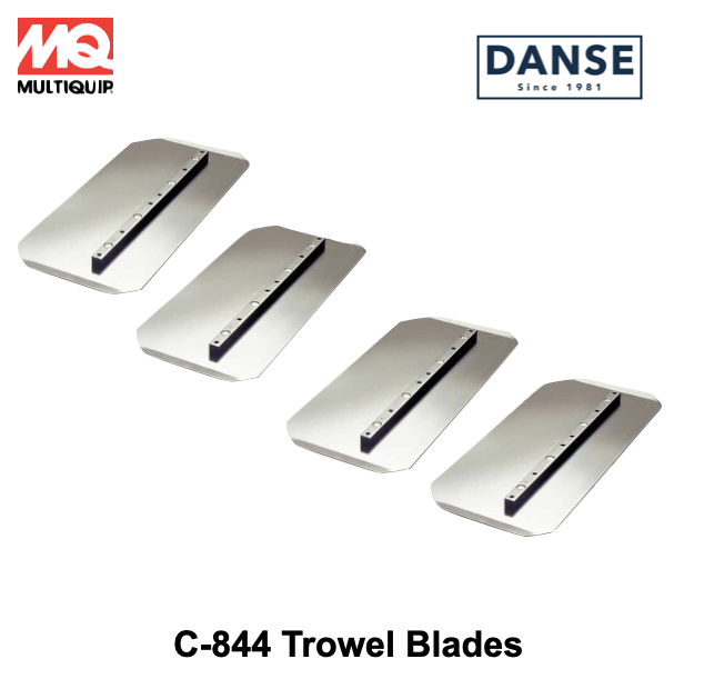 C-844 Trowel Blades 4 Pack Combination Blade 8" X 14" by Multiquip
