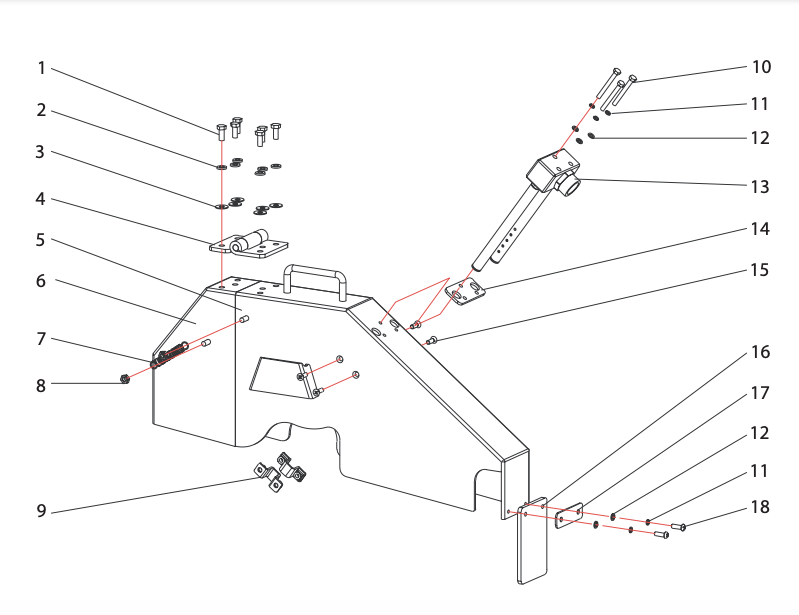 CC1200 14" Blade Guard Assembly