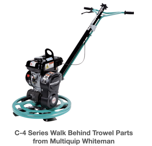 87521ZG0W50 Emblem for Multiquip Whiteman C42H Finisher Walk Behind Trowel