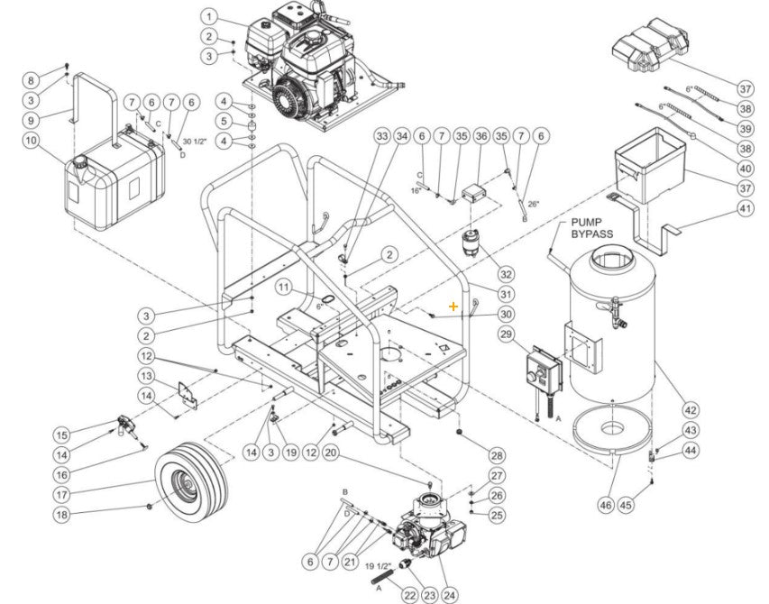 DHG-4004-B0H6G, DHG-4004-B0V6G (sn:15163107-99999999), DHG-4004-B0H6G, DHG-4004-B0V6G (sn:15152765-15163106) Belt Drive Unit Assembly Parts By Mi-T-M