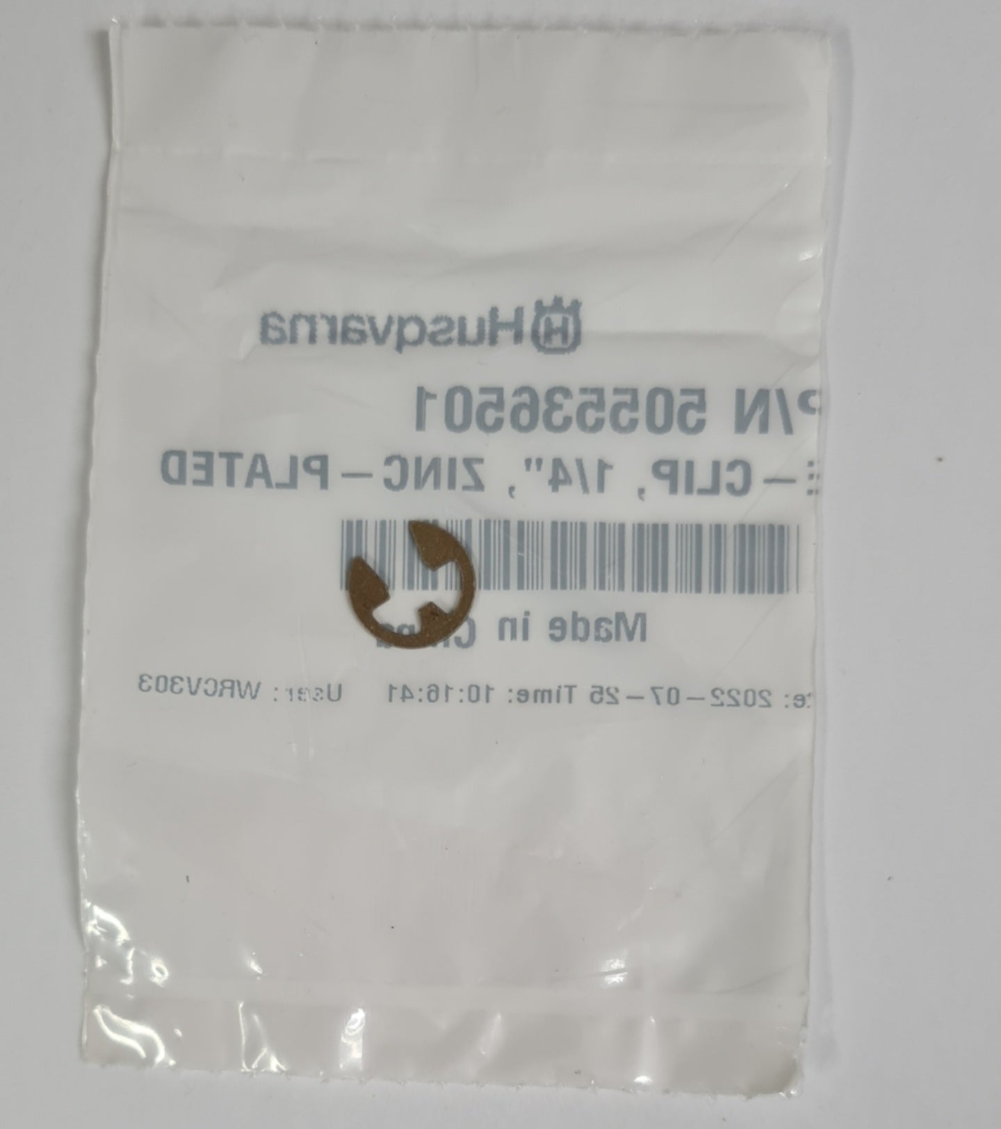 505536501 ECLIP for Husqvarna Soff-Cut 150 Saw