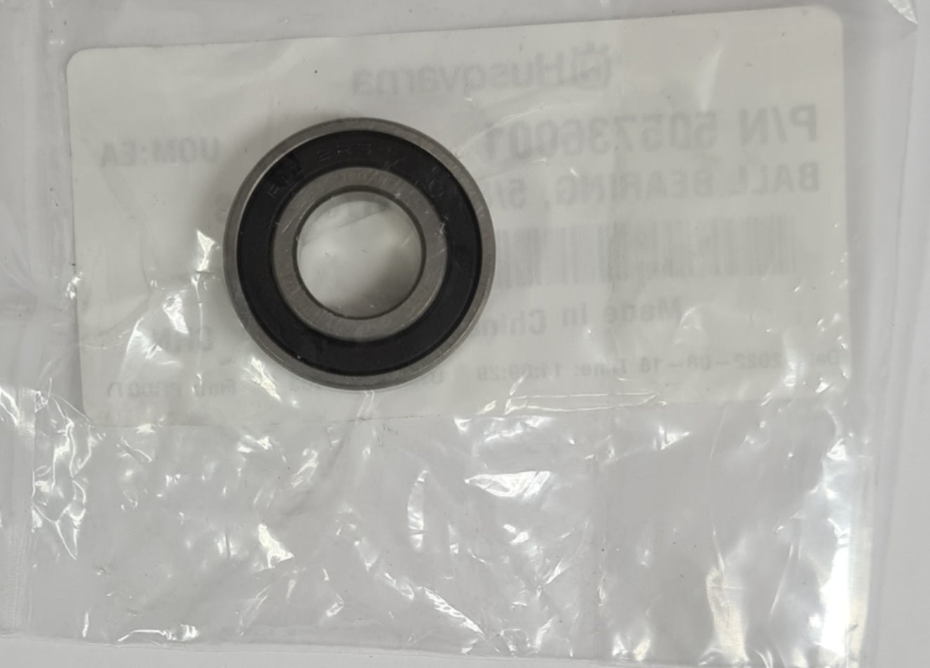 505736001 IDLER PULLEYS BLK SEAL SGL LIP for Husqvarna Soff Cut 2500 Walk Behind Saw